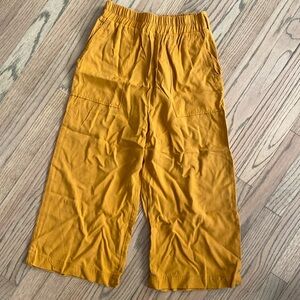 Zara mustard yellow pants